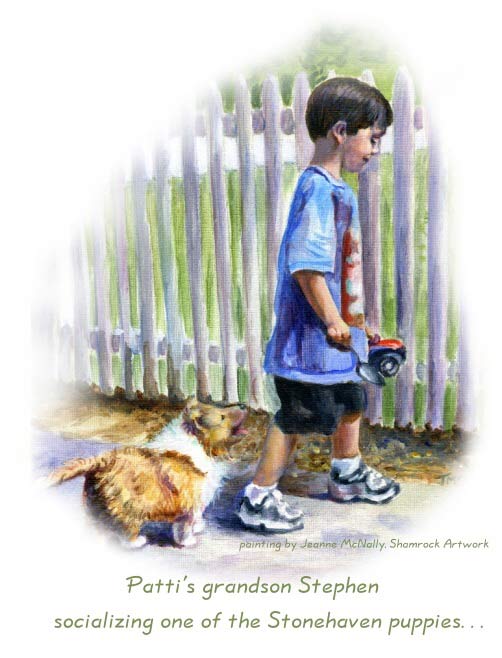 Original Painting, "Follow", by Jeanne McNally, Shamrock Artwork